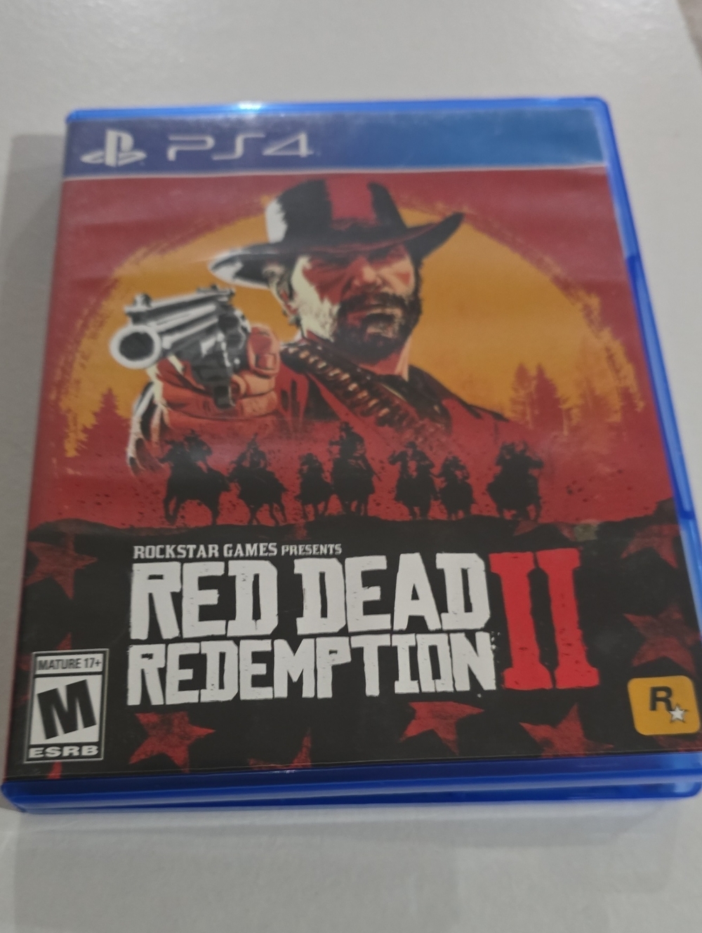 PlayStation PS4 Red Dead Redemption II - Black/Red Game Case
